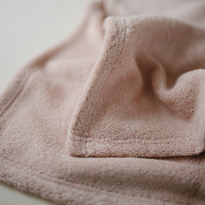 Mushie - Bear Poncho Towel - Blush - material
