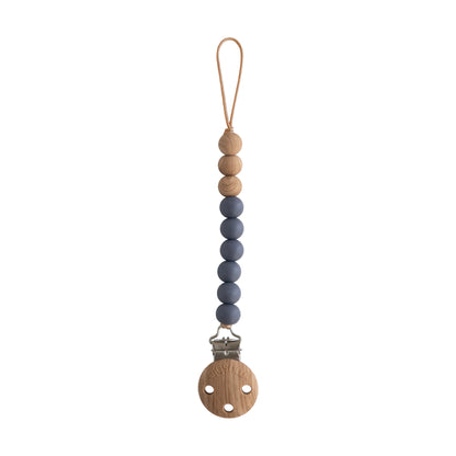 Mushie - Silicone Dummy Clip - Iron