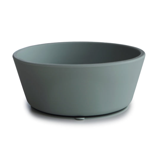 Mushie - Silicone Suction Bowl - Dried Thyme -front