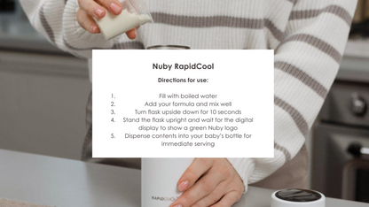 Nuby Rapid Cool - directions for use